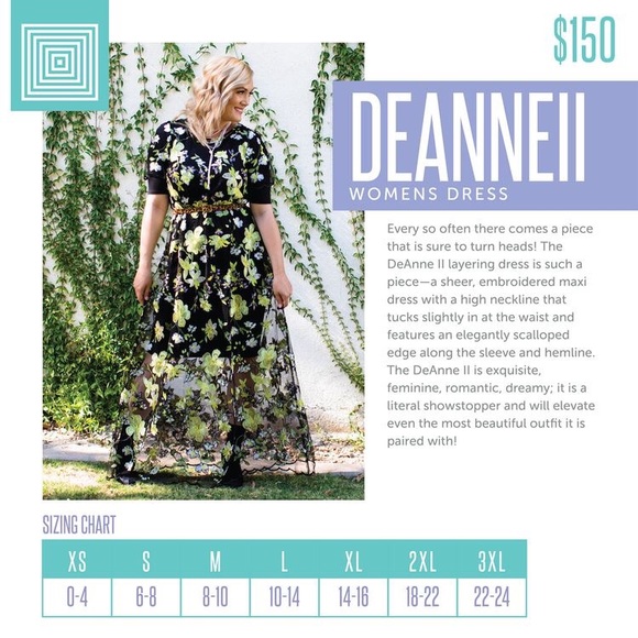 BNWT Lularoe DeAnne II - Picture 3 of 6